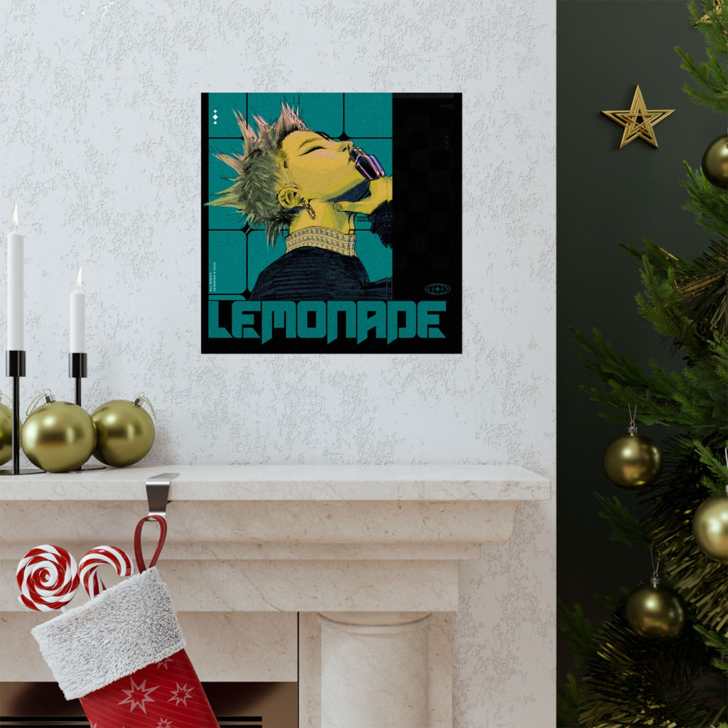 JuiceBoxClub Presents: "Lemonade" Retro Punk Portrait Poster | Matte Vertical Poster