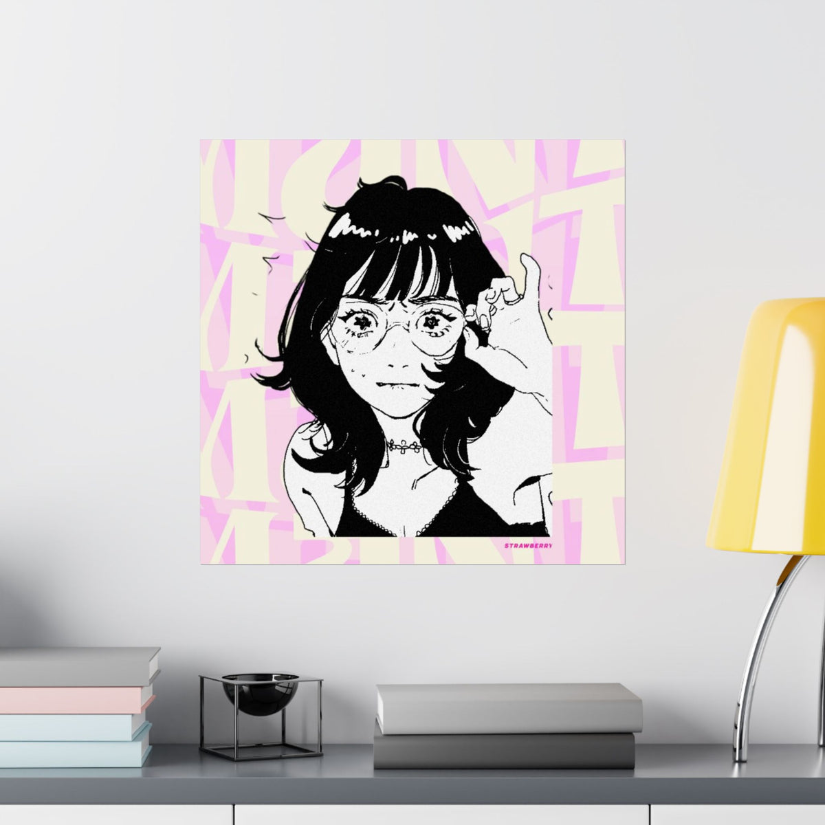 JuiceBoxClub Presents: "Tastes like Strawberry" | Matte Vertical Poster