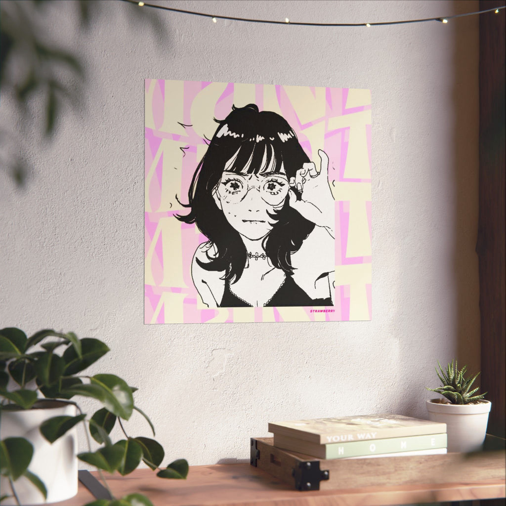 JuiceBoxClub Presents: "Tastes like Strawberry" | Matte Vertical Poster