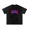 JuiceBoxClub Presents: "Breathe or Drown" Graphic Tee | Snow Washed Oversized Cotton T-Shirt