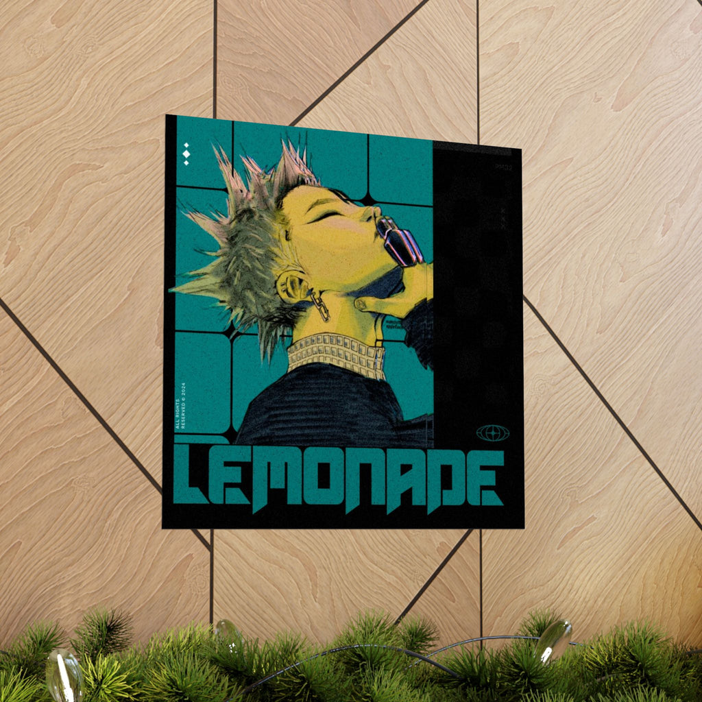 JuiceBoxClub Presents: "Lemonade" Retro Punk Portrait Poster | Matte Vertical Poster