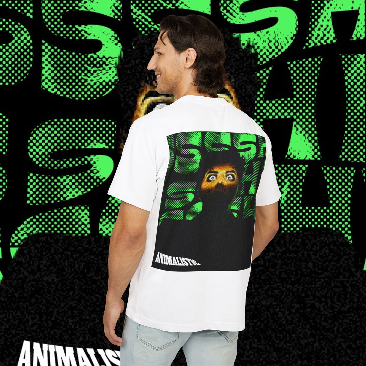 JuiceBoxClub Presents: "Animalistic" Graphic Tee | Animalistic Text Print