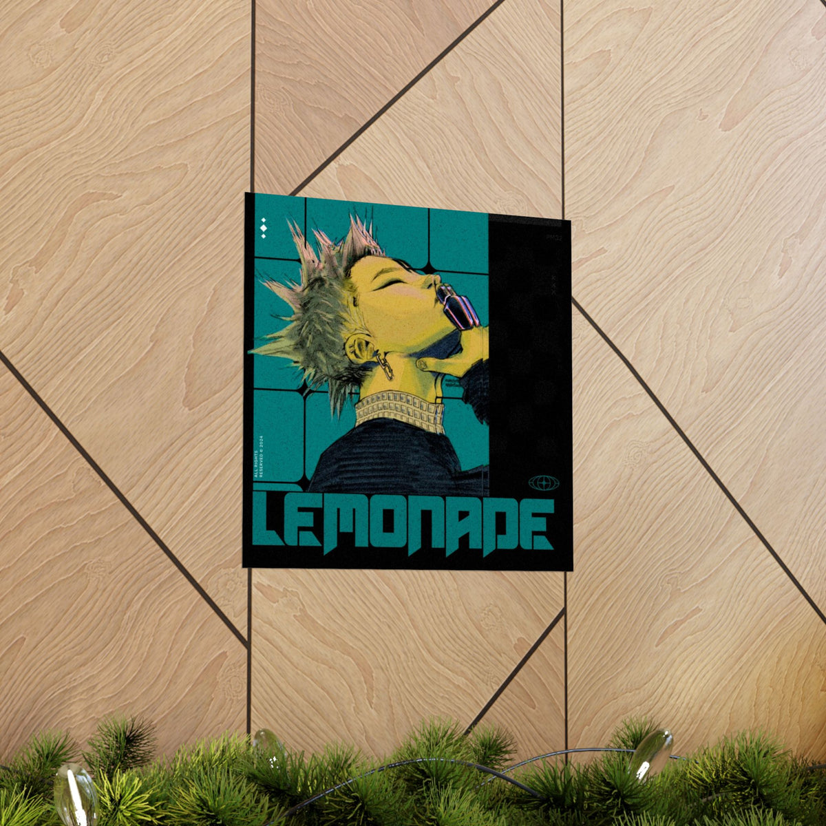 JuiceBoxClub Presents: "Lemonade" Retro Punk Portrait Poster | Matte Vertical Poster