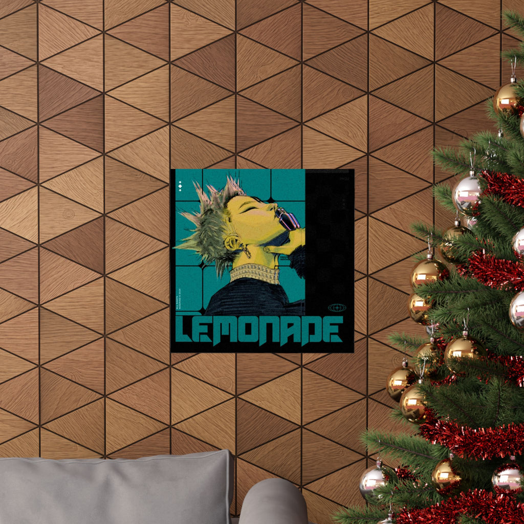 JuiceBoxClub Presents: "Lemonade" Retro Punk Portrait Poster | Matte Vertical Poster