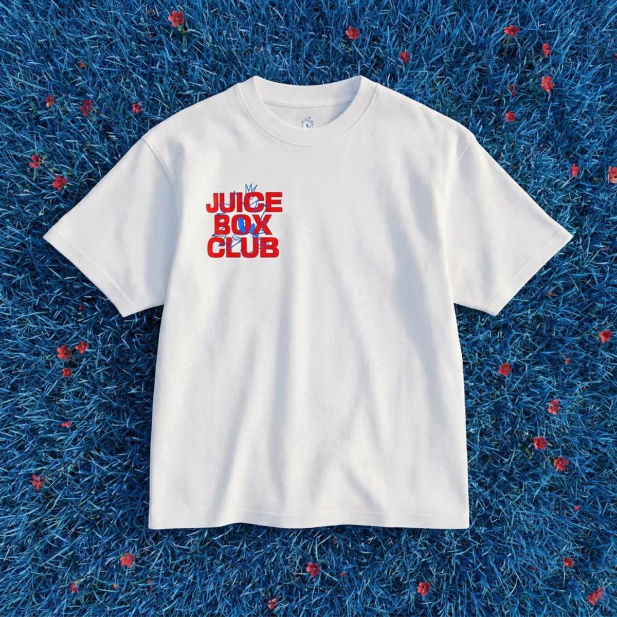 JuiceBoxClub Presents: "R x B" Graphic Tee | Retro Logo Chest & Back Print