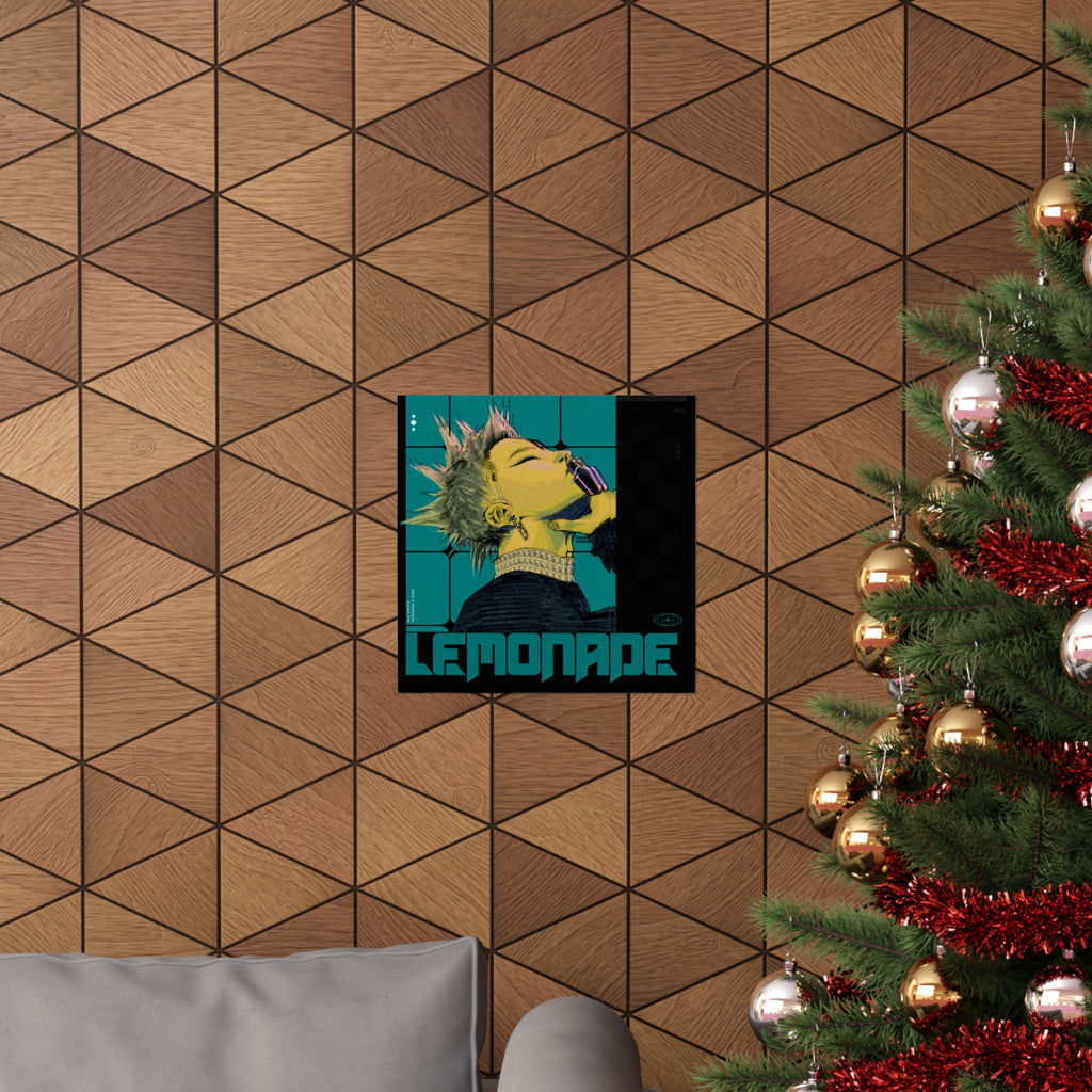 JuiceBoxClub Presents: "Lemonade" Retro Punk Portrait Poster | Matte Vertical Poster