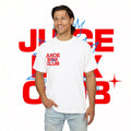 JuiceBoxClub Presents: "R x B" Graphic Tee | Retro Logo Chest & Back Print