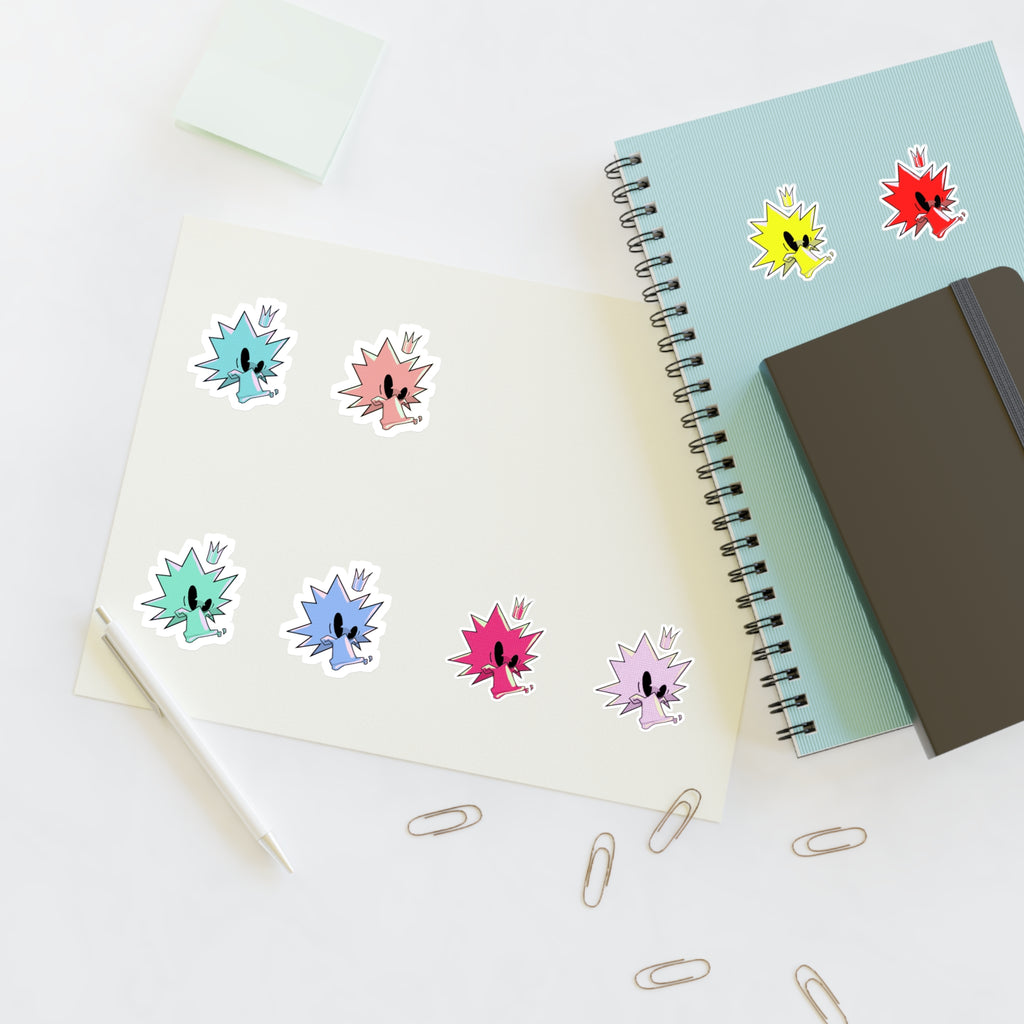 JuiceBoxClub Mascot Sticker Six-Pack — Cutout Edition