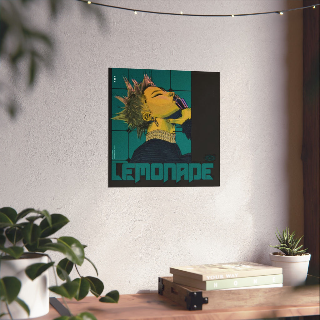 JuiceBoxClub Presents: "Lemonade" Retro Punk Portrait Poster | Matte Vertical Poster