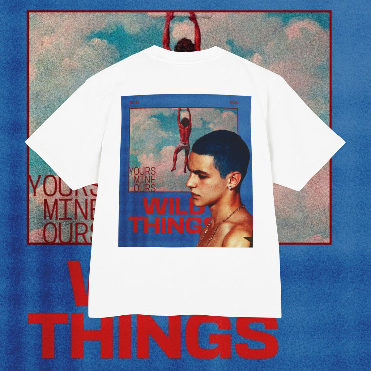 JuiceBoxClub Presents: "Wild Things" graphic tee | vintage surfer photo, retro collage