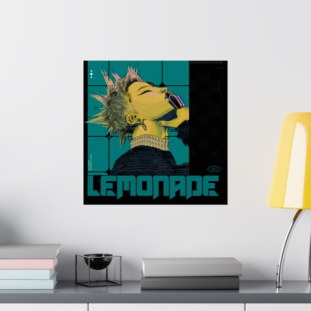 JuiceBoxClub Presents: "Lemonade" Retro Punk Portrait Poster | Matte Vertical Poster
