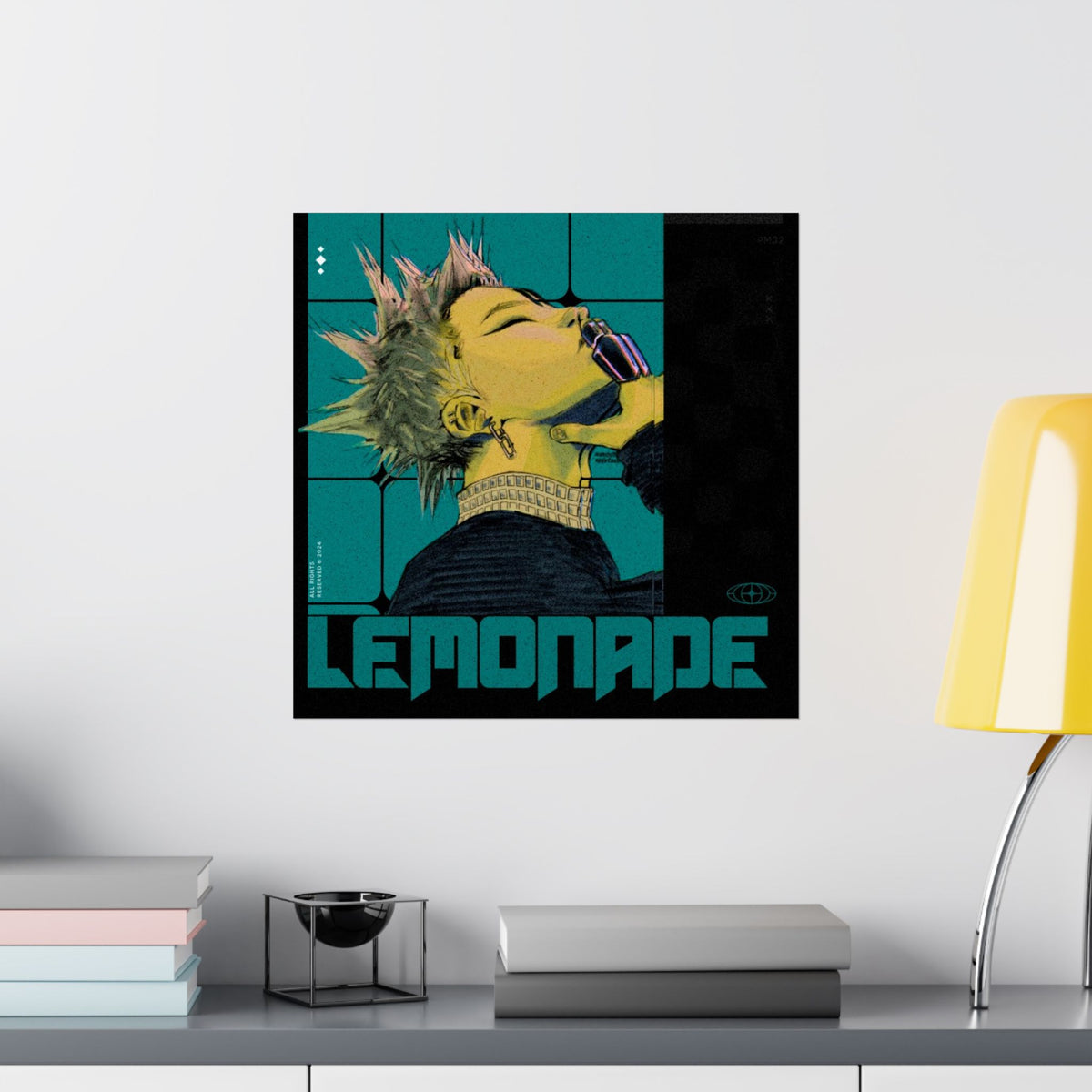 JuiceBoxClub Presents: "Lemonade" Retro Punk Portrait Poster | Matte Vertical Poster