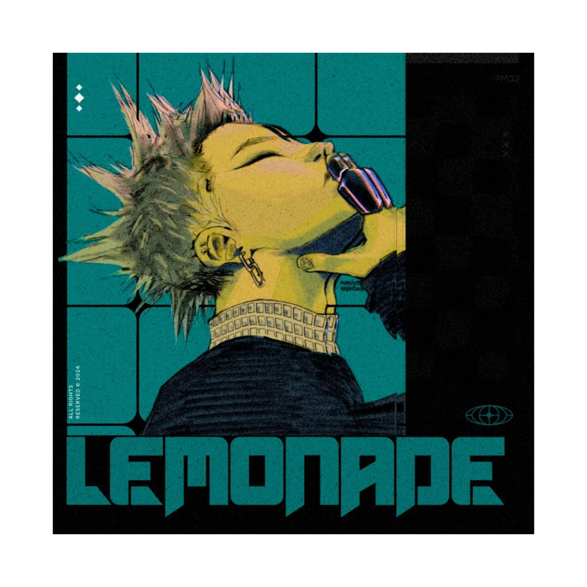 JuiceBoxClub Presents: "Lemonade" Retro Punk Portrait Poster | Matte Vertical Poster