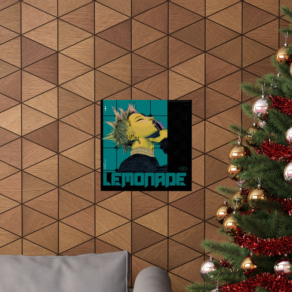JuiceBoxClub Presents: "Lemonade" Retro Punk Portrait Poster | Matte Vertical Poster