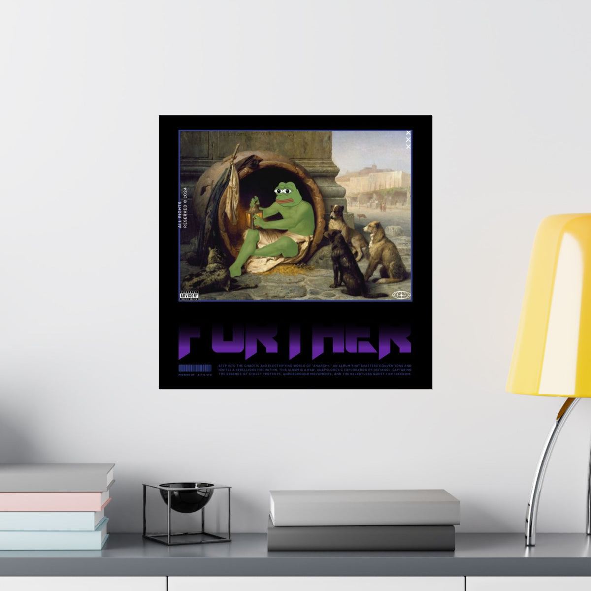 JuiceBoxClub Presents: "Further" Poster Matte Vertical Poster | Pop Culture Art